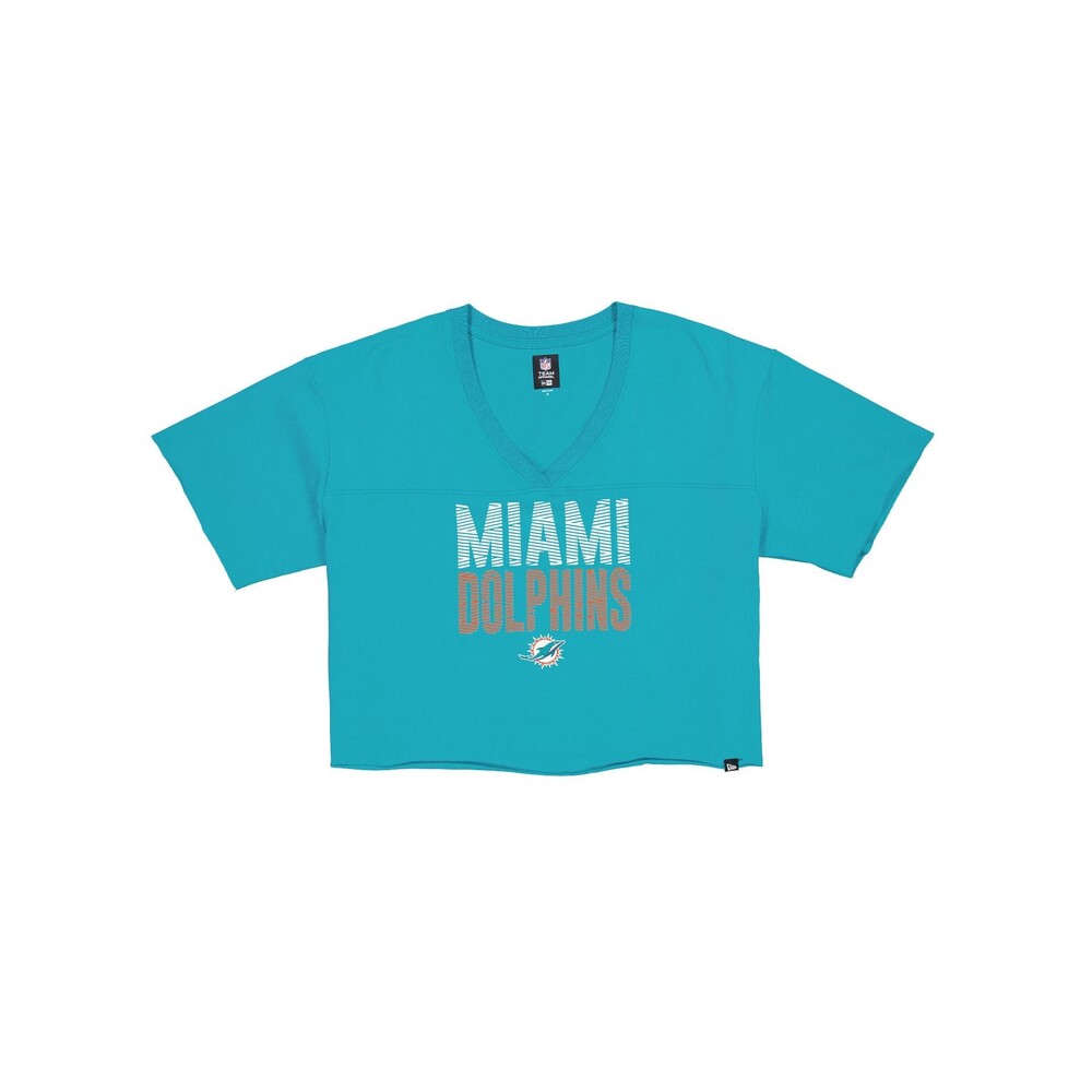 New Era Miami Dolphins Active Women's V-Neck T-Shirt - Size XL